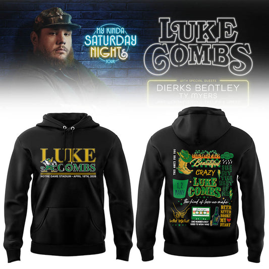 Limited Edition “My Kinda Saturday Night Tour” at Notre Dame Stadium Hoodie-LL2604160027