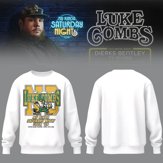 Limited Edition “My Kinda Saturday Night Tour” at Notre Dame Stadium Sweatshirt-LL26042030