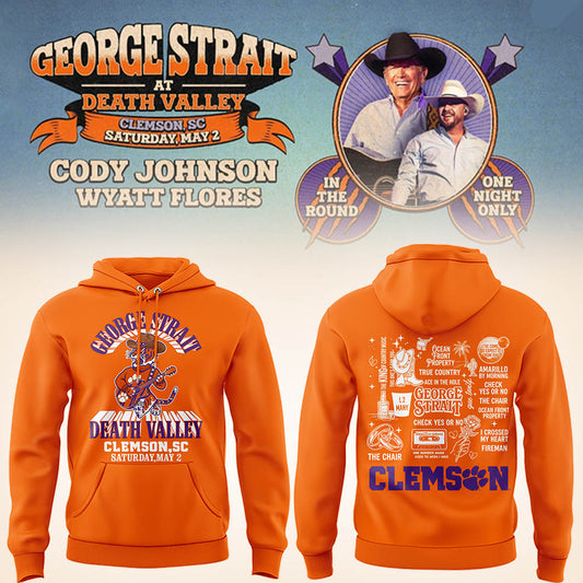 G.Strait 2026 “One-Night Only” Concert at Clemson Memorial Stadium 🤠🎸🐾Hoodie