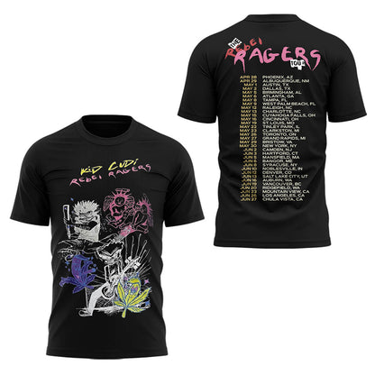 Limited Edition The Rebel Ragers Tour 2026 Tshirt-LL260503005