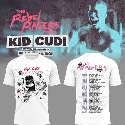 Limited Edition The Rebel Ragers Tour 2026 Tshirt-LL260503006