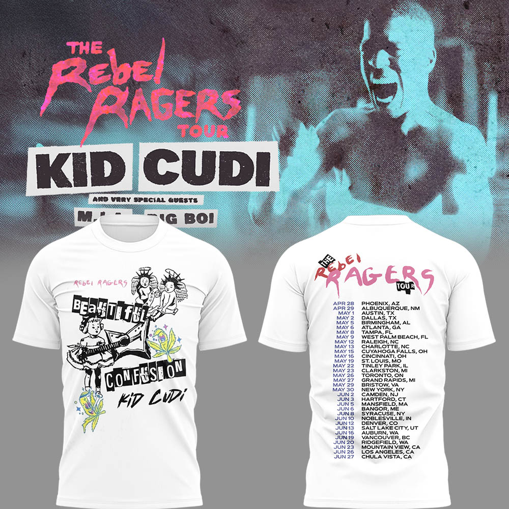 Limited Edition The Rebel Ragers Tour 2026 Tshirt-LL260503012
