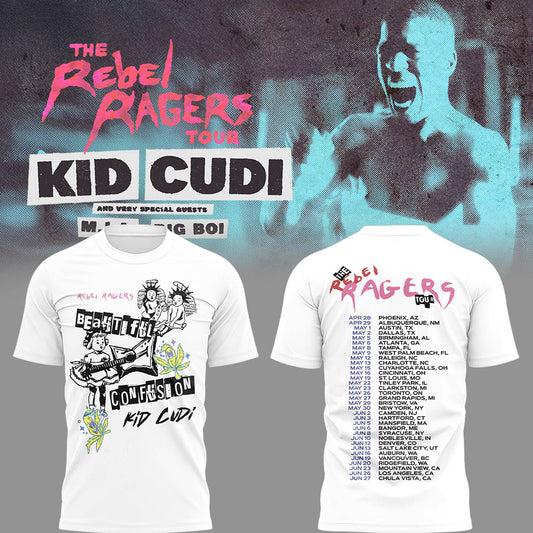 Limited Edition The Rebel Ragers Tour 2026 Tshirt-LL260503012