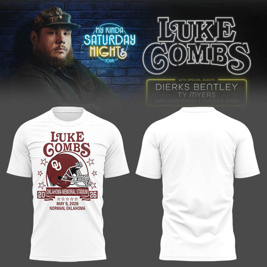 Limited Edition “My Kinda Saturday Night Tour” at Oklahoma Memorial Stadium Tshirt-LL260506002