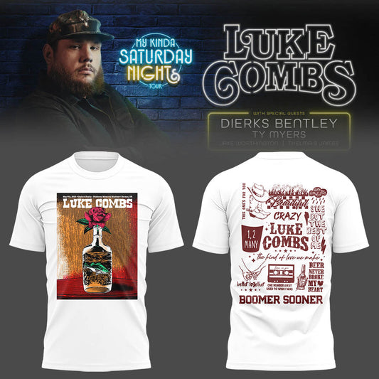 Limited Edition “My Kinda Saturday Night Tour” at Oklahoma Memorial Stadium Tshirt-LL260506003