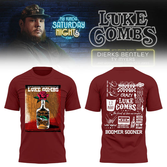 Limited Edition “My Kinda Saturday Night Tour” at Oklahoma Memorial Stadium Tshirt-LL260506005