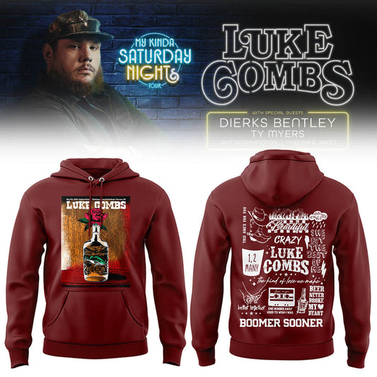 Limited Edition “My Kinda Saturday Night Tour” At Oklahoma Memorial Stadium Hoodie-LL260506015