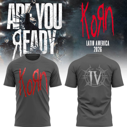 Limited Edition Latin America Tour 2026 Tshirt-LL260506023