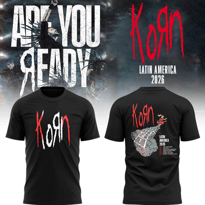 Limited Edition Latin America Tour 2026 Tshirt-LL260506027