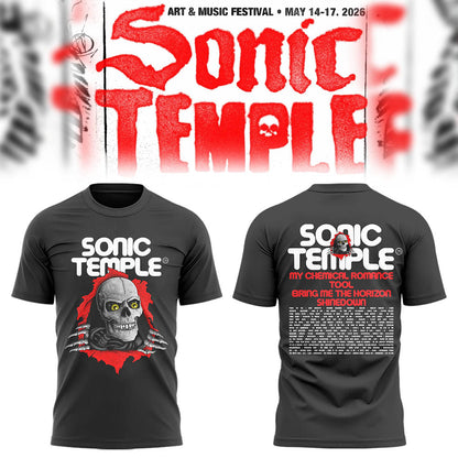 Limited Edition Sonic Temple Festival 2026 Tshirt