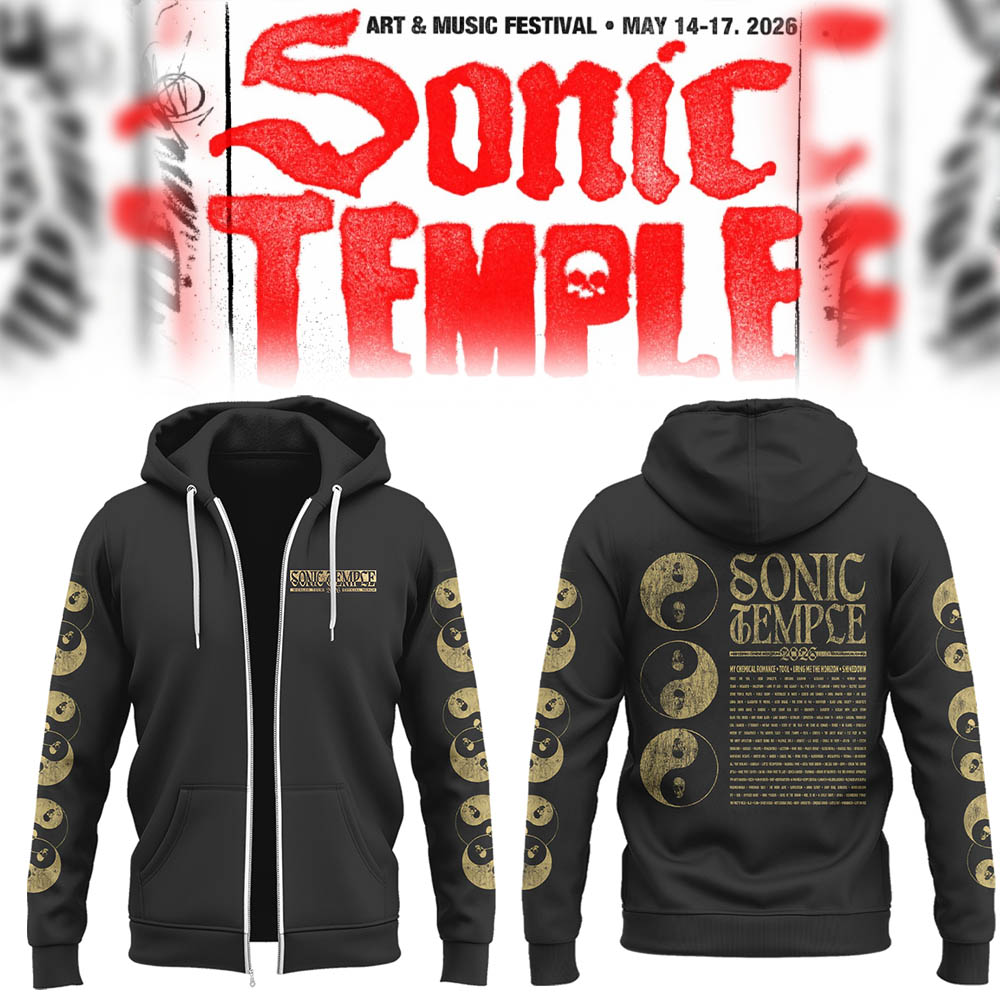 Limited Edition Sonic Temple Festival 2026 Zip Hoodie