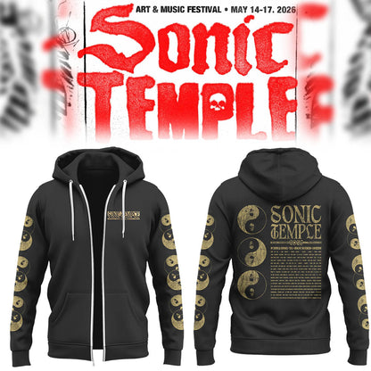 Limited Edition Sonic Temple Festival 2026 Zip Hoodie