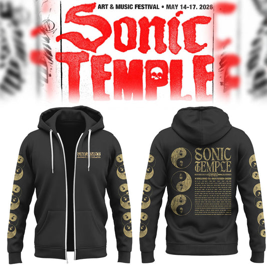 Limited Edition Sonic Temple Festival 2026 Zip Hoodie