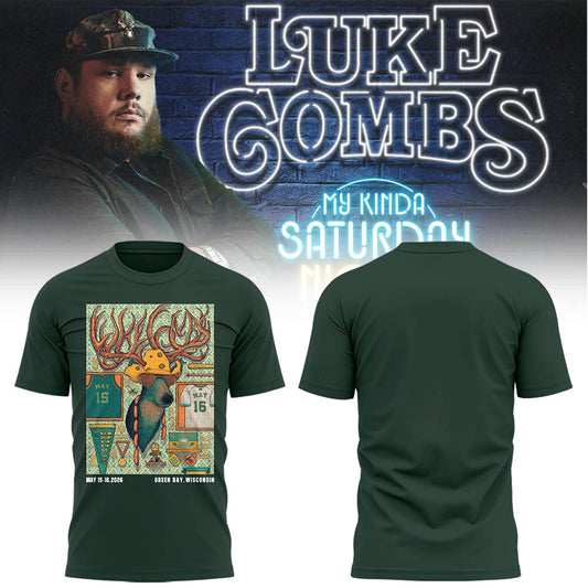 Limited Edition “My Kinda Saturday Night Tour” at Lambeau Field Tshirt-LL260513011