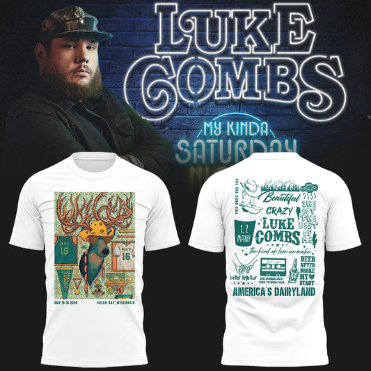 Limited Edition “My Kinda Saturday Night Tour” at Lambeau Field Tshirt-LL260513012