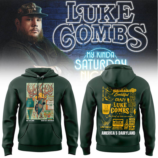 Limited Edition “My Kinda Saturday Night Tour” At Lambeau Field Hoodie-LL260513017