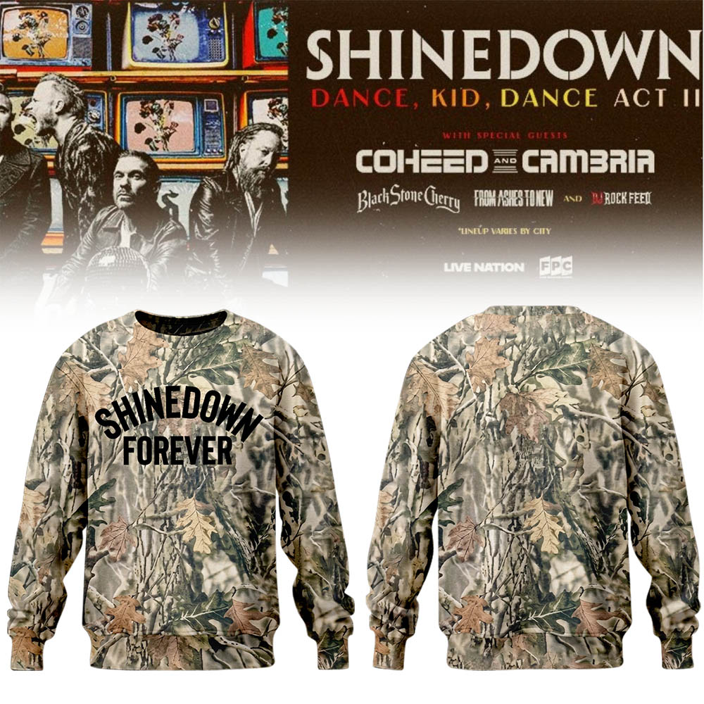 Limited Edition SHINEDOWN “Dance, Kid, Dance Act II Tour” 2026 Sweatshirt