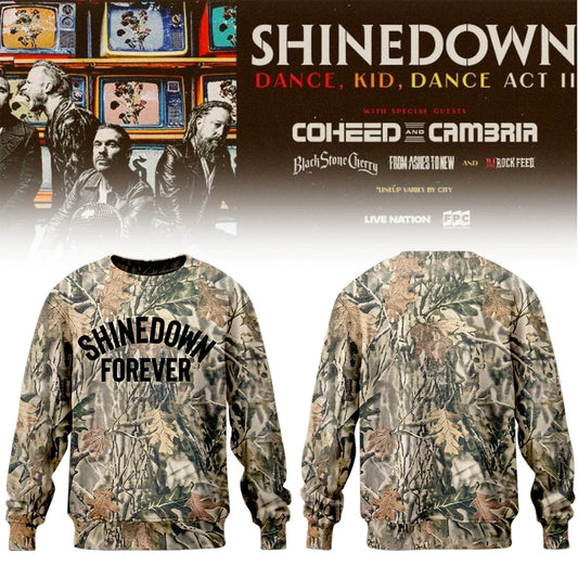 Limited Edition SHINEDOWN “Dance, Kid, Dance Act II Tour” 2026 Sweatshirt