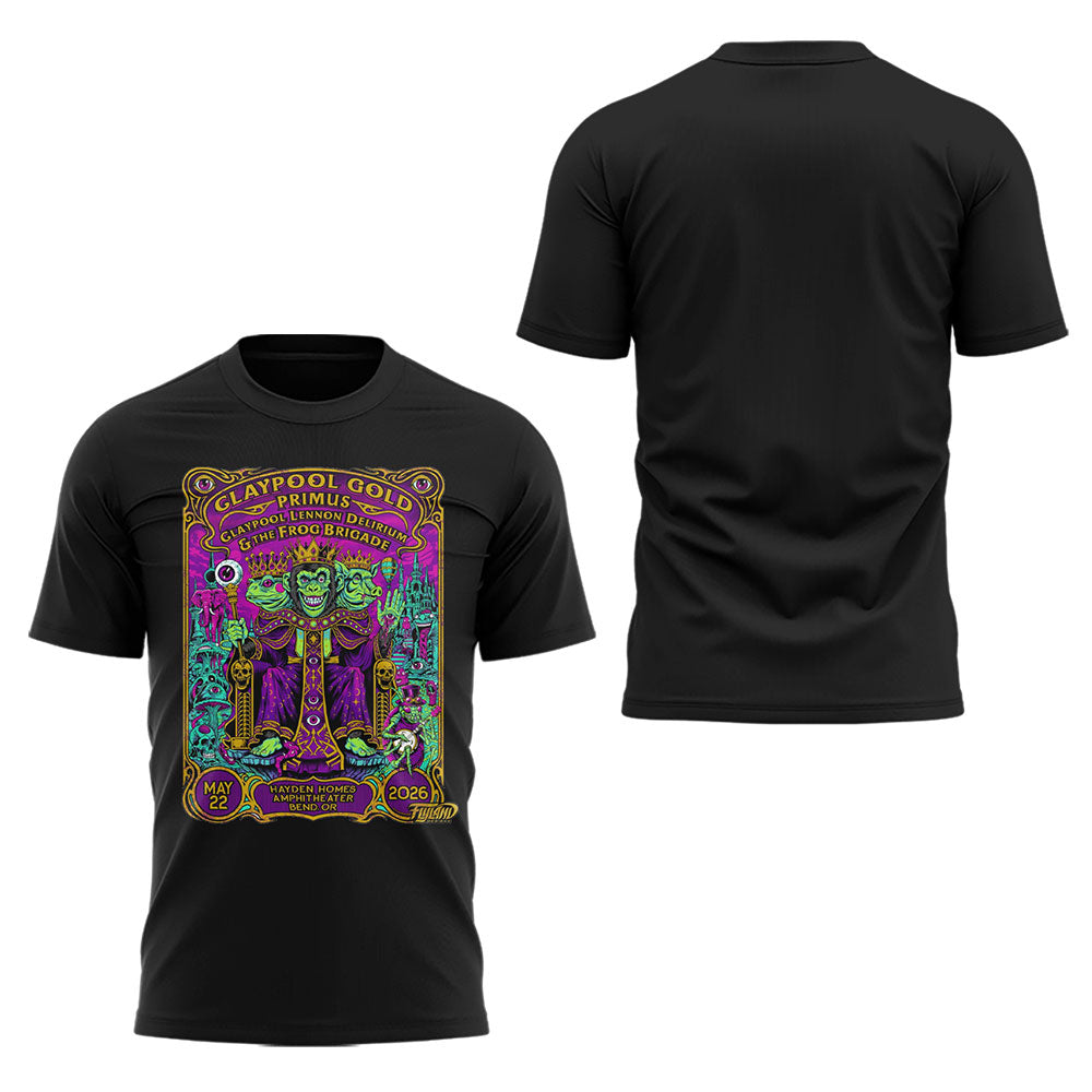 Limited Edition Claypool Gold Tour 2026 TShirt