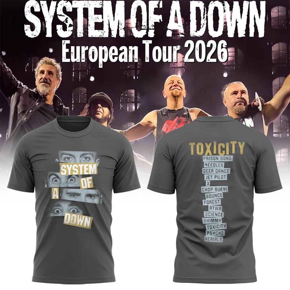Limited Edition SOAD-MEX Tour 2026 Tshirt