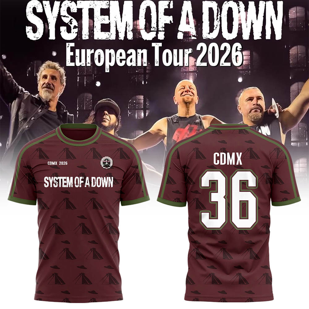 Limited Edition SOAD-MEX Tour 2026 Tshirt