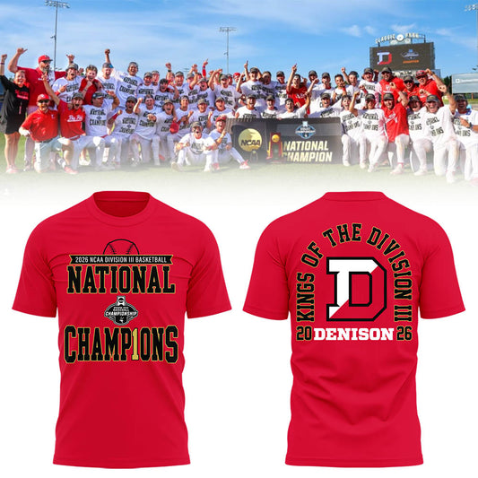 Big Red 2026 Division III Baseball National Champions ⚾🏆Shirt
