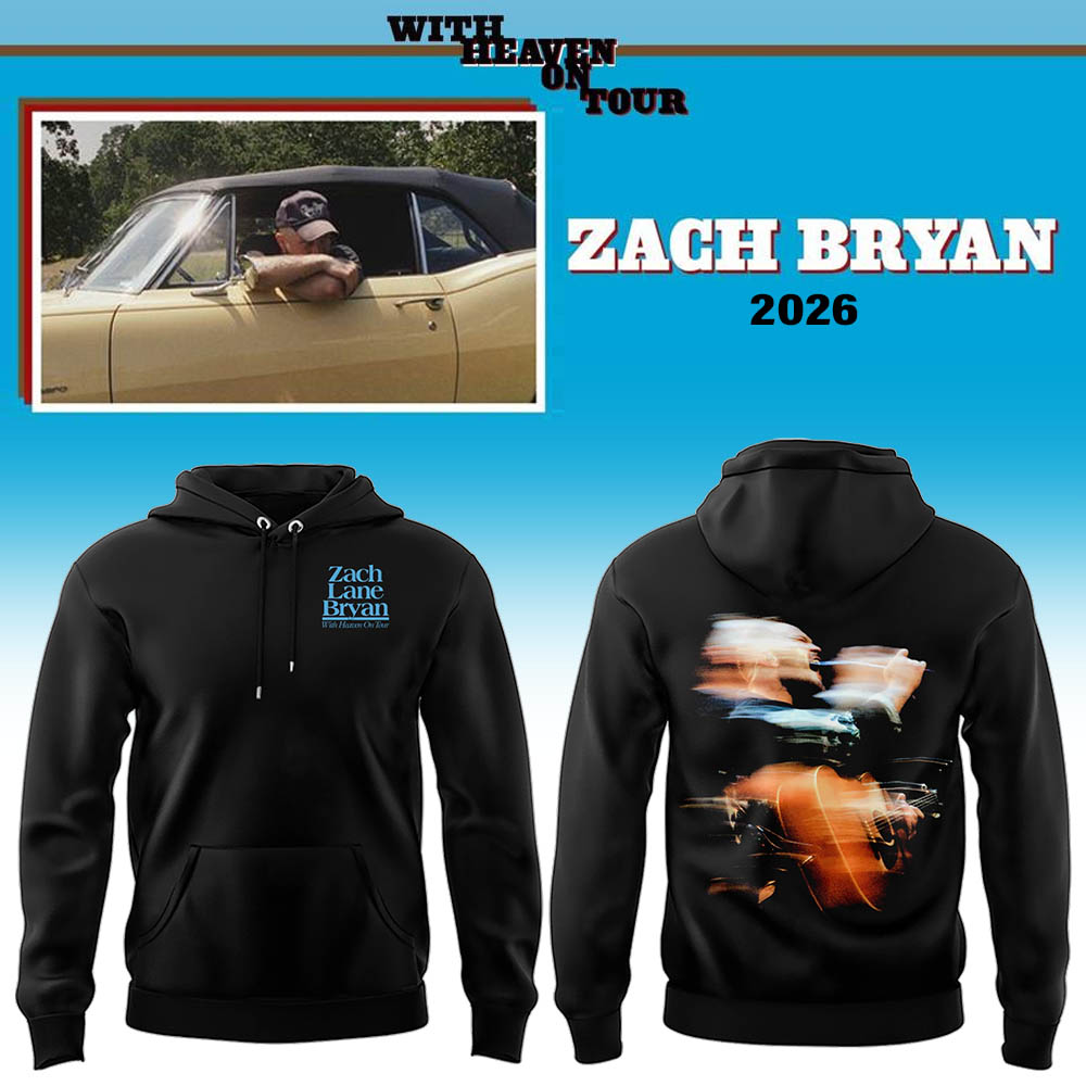 Limited Zach “With Heaven On Tour 2026.” Hoodie-LL260608019