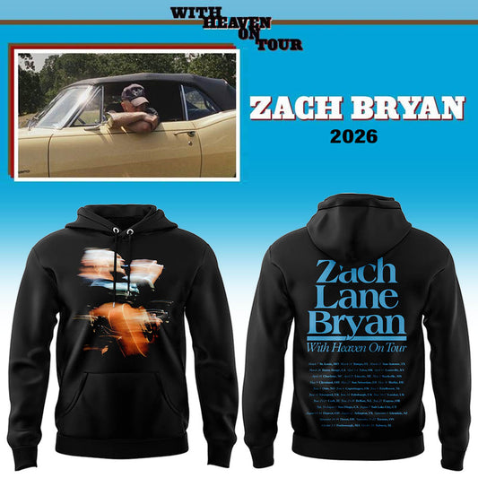 Limited Zach “With Heaven On Tour 2026.” Hoodie-LL260608031