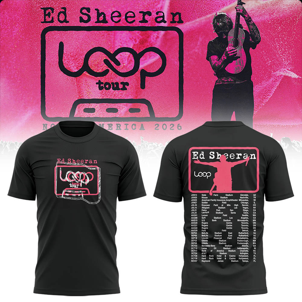 Ed “North American Loop Tour 2026” 🎸➕✖️➗ Shirt