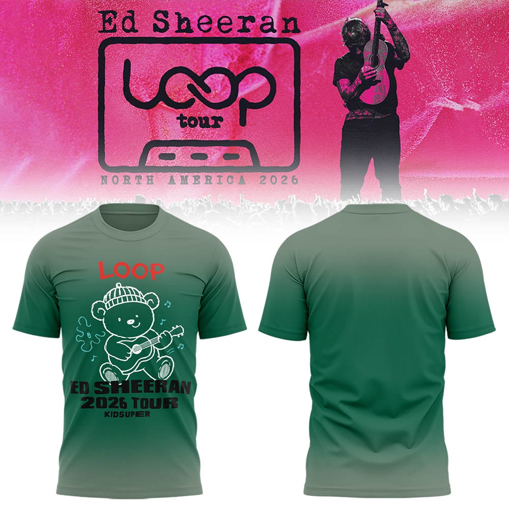 Ed “North American Loop Tour 2026” in Arizona🎸➕✖️➗ Shirt