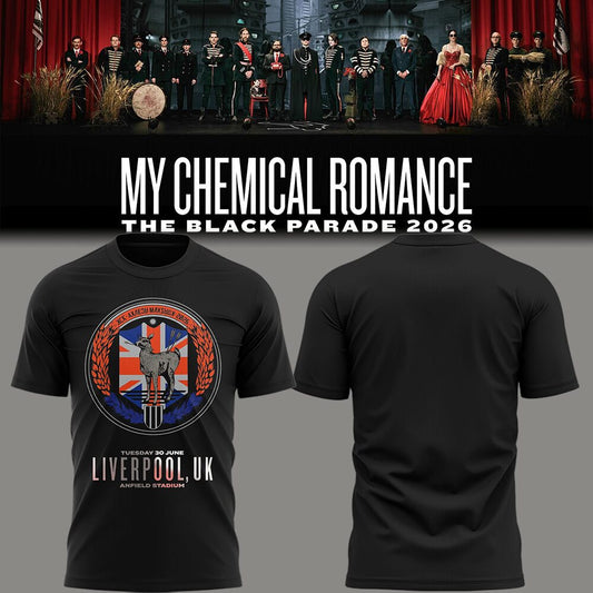 Limited Edition MCR Long Live The Black Parade Tour 2026 Tshirt