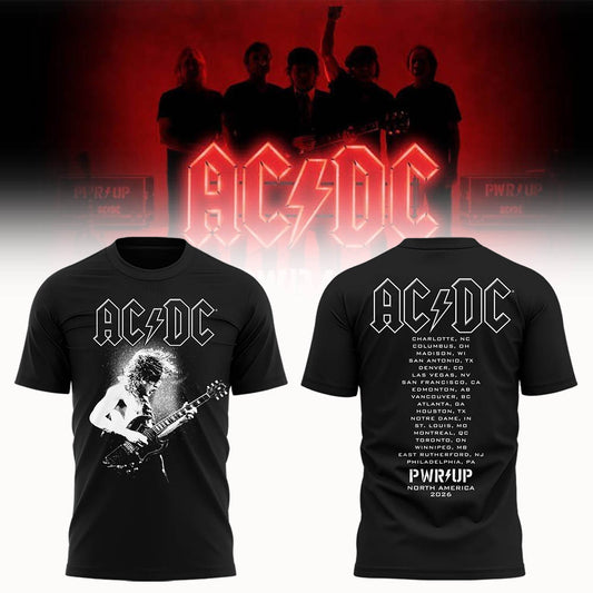 Limited Edition POWER UP Tour 2026 At Camp Randall Stadium TShirt