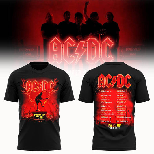 Limited Edition POWER UP Tour 2026 At Camp Randall Stadium TShirt
