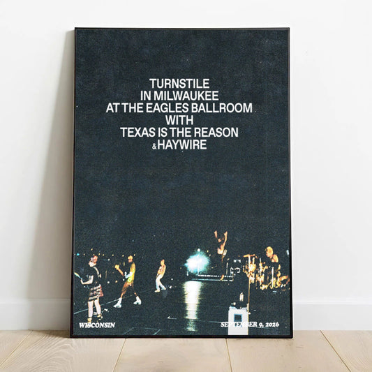 Limited THE NEVER ENOUGH TOUR Poster