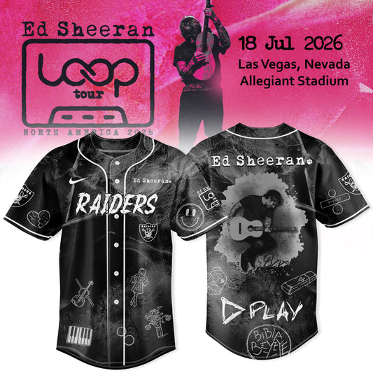 _Las Vegas Raiders x Ed Sheeran LOOP Tour 2026 Jersey Collection