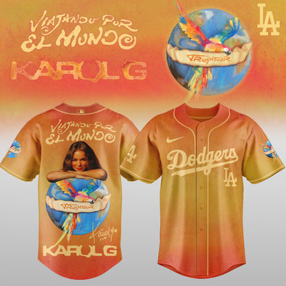 Karol G x Baseball – Nos Vamos de Tour JERSEY(All Team )