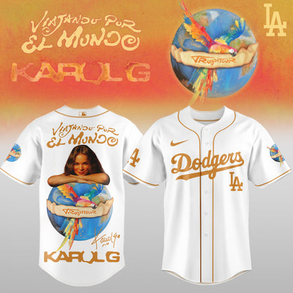 Karol G x Baseball – Nos Vamos de Tour JERSEY(All Team )