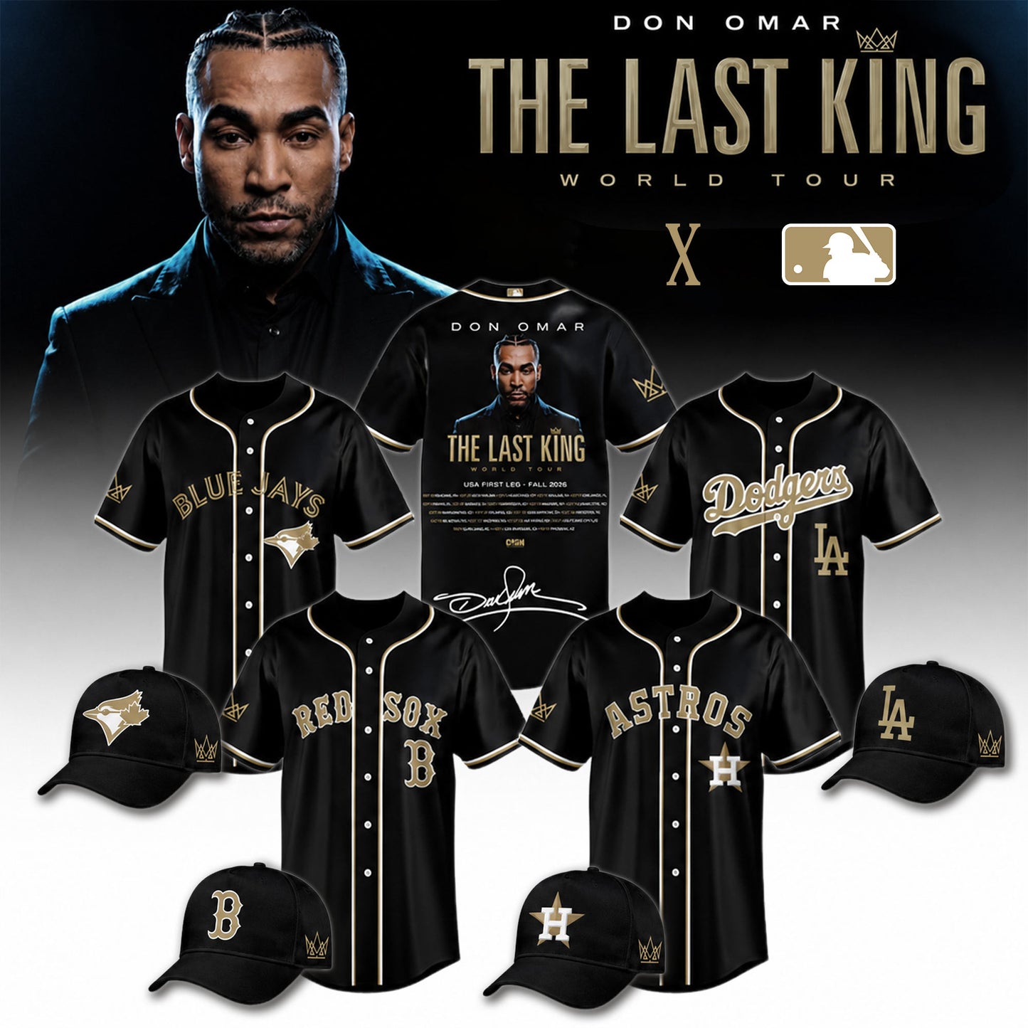 Baseball US x LAST KING WORLD TOUR 2026 Jersey Limited Edition