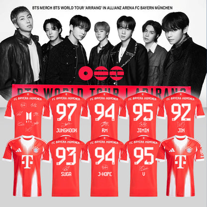 BTS WORLD TOUR ‘ARIRANG’ in Allianz Arena FC Bayern München Jersey