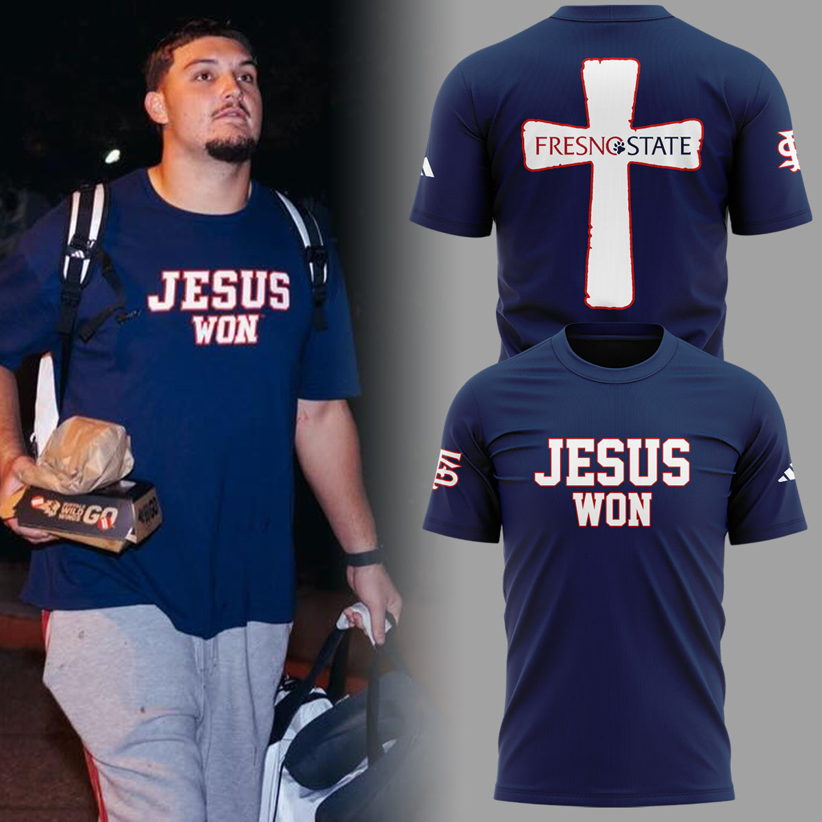 Limited Edition Fresno X Jesus Won Shirt-ND01072625
