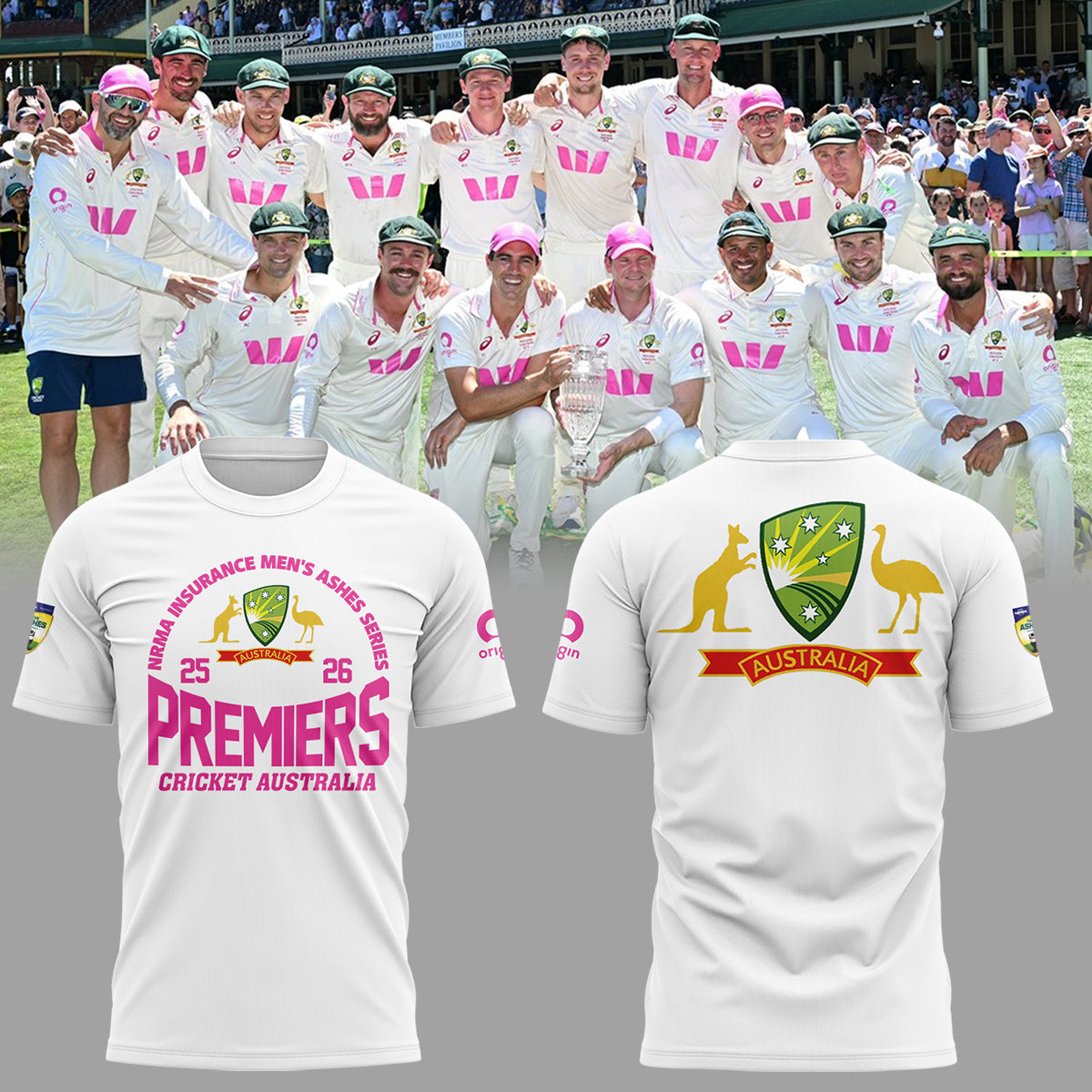 Limited Edition NRMA Insurance Men's Ashes Champs Shirt-ND01082657