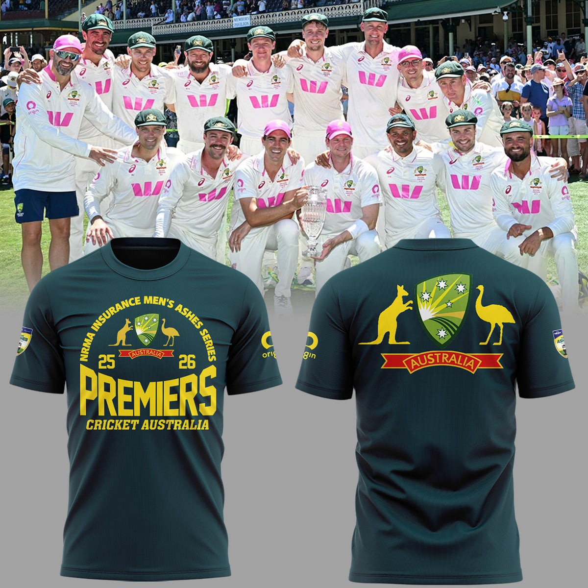 Limited Edition NRMA Insurance Men's Ashes Champs Shirt-ND01082663