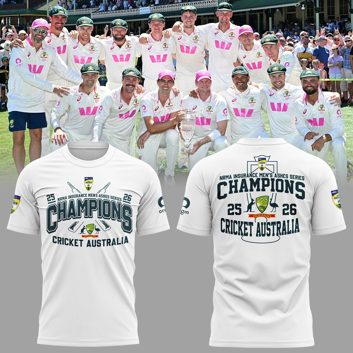 Limited Edition NRMA Insurance Men's Ashes Champs Shirt-ND01082677