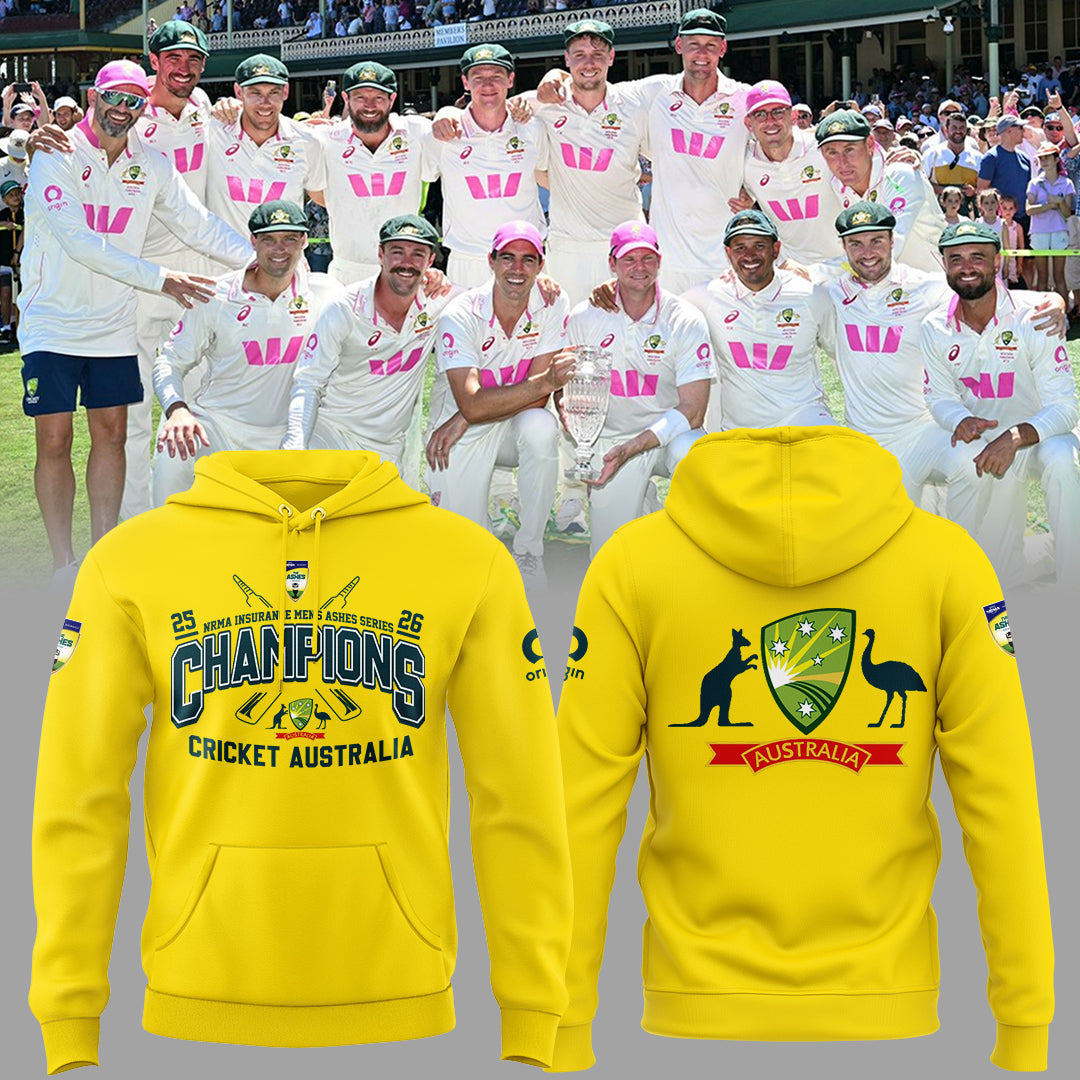 Limited Edition NRMA Insurance Men's Ashes Champs Hoodie-ND01082681