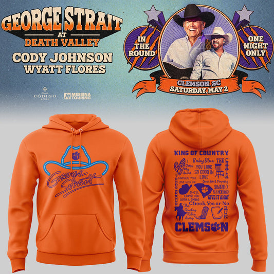 G.Strait 2026 “One-Night Only” Concert at Clemson Memorial Stadium 🤠🎸🐾Hoodie