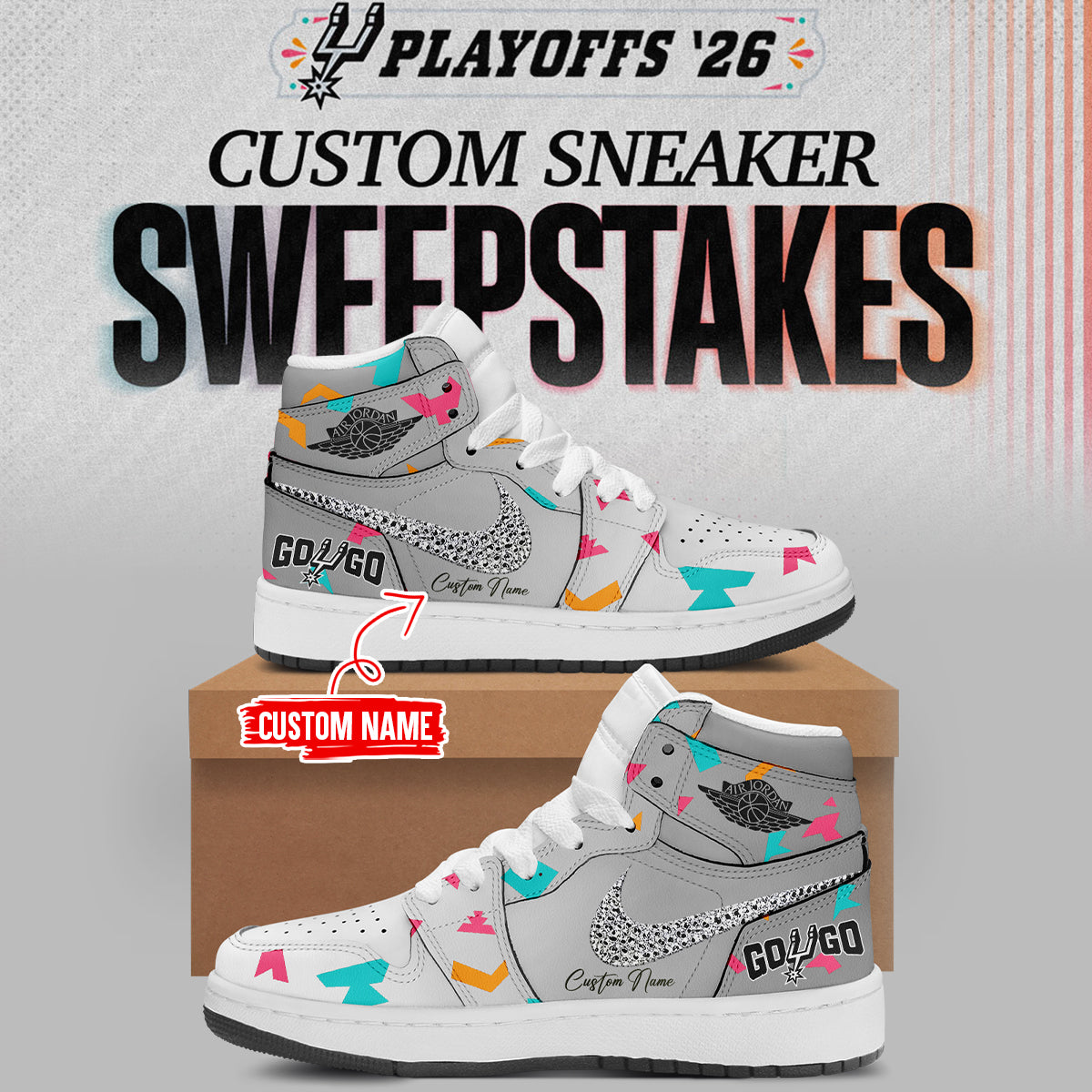 Limited Edition Go Spurs Go Shoes-ND05082626