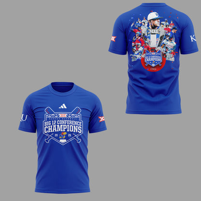 Jayhawks B12 Conference Champions ⚾🏆 Shirt-ND05162610