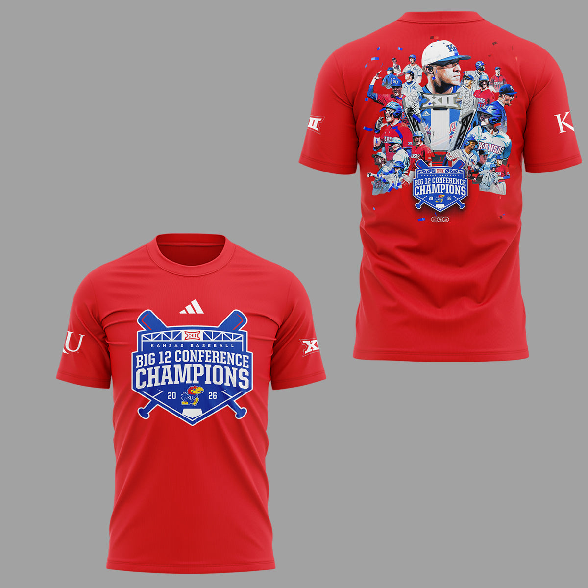Jayhawks B12 Conference Champions ⚾🏆 Shirt-ND05162613