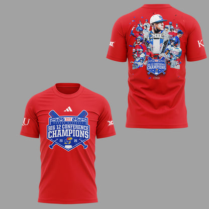 Jayhawks B12 Conference Champions ⚾🏆 Shirt-ND05162613