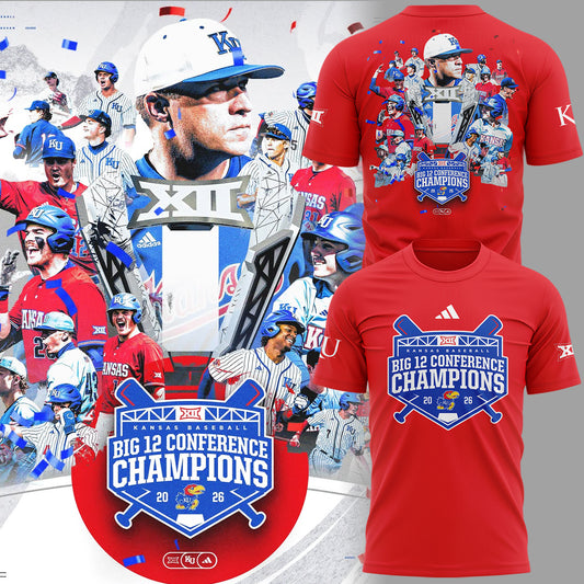 Jayhawks B12 Conference Champions ⚾🏆 Shirt-ND05162613